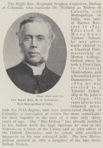 Den højre pastor RS Copleston, New Metropolitan of India af English Photographer