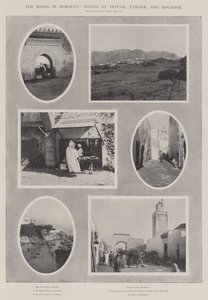 Opstanden i Marokko, scener ved Tetuan, Tanger og Mogador af English Photographer