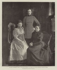Det kongelige ægteskab i Berlin, kejserinde Frederik og prins og prinsesse Frederik Charles af Hessen