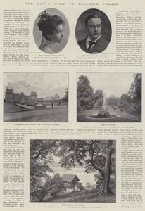 Det kongelige besøg i Blenheim Palace, 28. november 1896