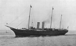 Royal Yacht Victoria og Albert (s/h foto) af English Photographer