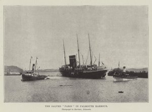 The Salved Paris i Falmouth Harbor af English Photographer