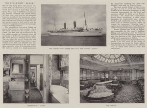 Dampskibet Saxon af English Photographer