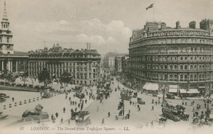 The Strand fra Trafalgar Square, London af English Photographer