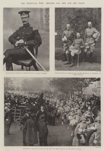 Transvaalkrigen, officerer og mænd til fronten af English Photographer