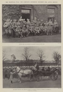 Transvaalkrigen, det sammensatte husholdningsregiment til aktiv tjeneste af English Photographer