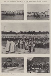 To hundrede års jubilæum for Czars Own Cuirassier Regiment af English Photographer