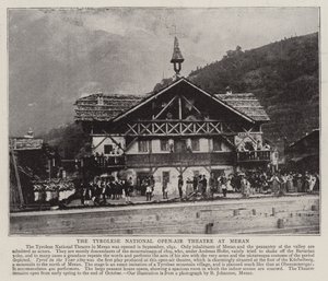 Det tyrolske nationale friluftsteater i Meran af English Photographer