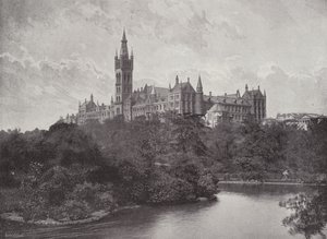 Universitetet, Glasgow af English Photographer