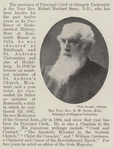 The Very Reverend R H Story, DD, rektor ved Glasgow University af English Photographer