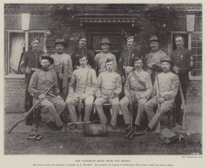Det victorianske riffelhold for Bisley af English Photographer