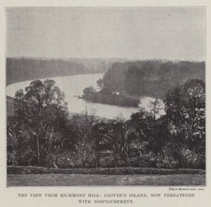 Udsigten fra Richmond Hill, Glovers Island, er nu truet af vansiring af English Photographer
