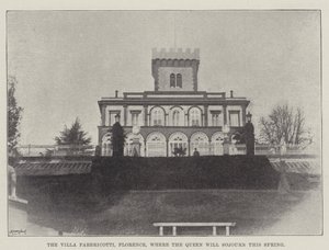 Villa Fabbricotti, Firenze, hvor dronningen vil opholde sig til foråret af English Photographer