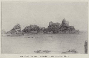 The Wreck of the Mohegan, the Manacle Rocks af English Photographer