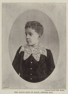 Den unge konge af Spanien, Alfonso XIII af English Photographer