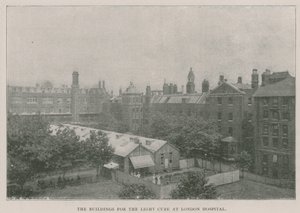 Bygningerne til lyskuren på London Hospital af English Photographer