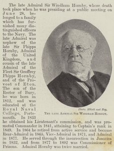 Den afdøde admiral Sir Windham Hornby af English Photographer