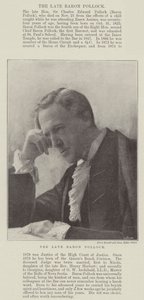 Den afdøde baron Pollock af English Photographer