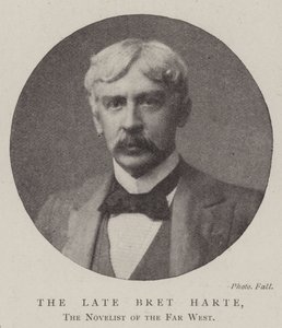 Den afdøde Bret Harte, romanforfatteren i det fjerne vesten af English Photographer