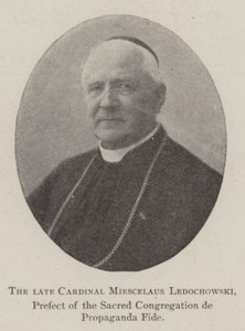 Den afdøde kardinal Miescelaus Ledochowski, præfekt for den hellige kongregation de Propaganda Fide af English Photographer