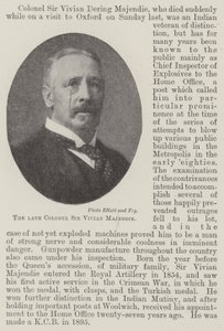 Den afdøde oberst Sir Vivian Majendie af English Photographer