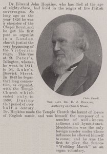Den afdøde Dr E J Hopkins, Authority on Church Music af English Photographer