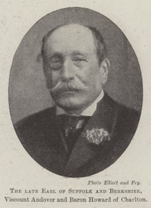 Den afdøde jarl af Suffolk og Berkshire, viscount Andover og baron Howard af Charlton