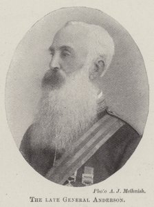 Den afdøde general Anderson af English Photographer