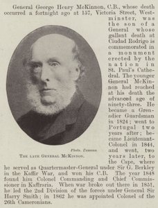 Den afdøde general McKinnon af English Photographer