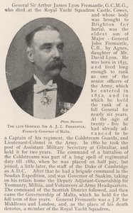Den afdøde general Sir A J L Fremantle, tidligere guvernør på Malta af English Photographer