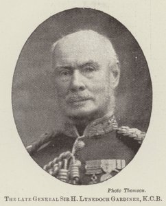 Den afdøde general Sir H Lynedoch Gardiner, KCB af English Photographer