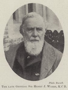 Den afdøde general Sir Henry J Warre, KCB af English Photographer