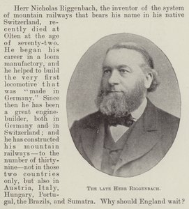 Afdøde hr. Riggenbach af English Photographer