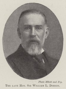 Den afdøde ærede Sir William L Dobson af English Photographer