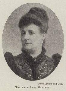 Afdøde Lady Glenesk af English Photographer
