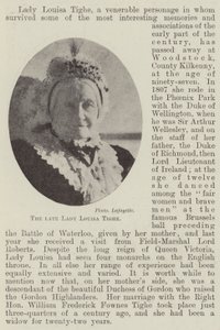 Den afdøde Lady Louisa Tighe af English Photographer