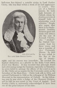 Den afdøde Lord Justice Chitty af English Photographer