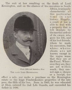 Der verstorbene Lord Kensington
