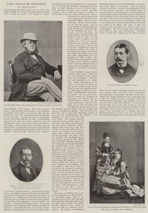 Den afdøde Lord Randolph Churchill af English Photographer