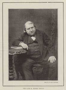 Afdøde M Ernest Renan af English Photographer