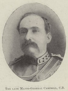 Den afdøde generalmajor Campbell, CB af English Photographer