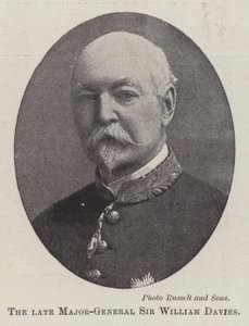 Den afdøde generalmajor Sir William Davies af English Photographer