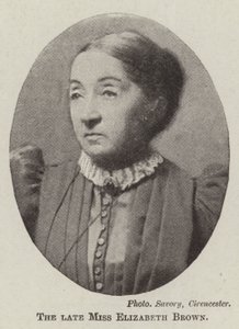Den afdøde Miss Elizabeth Brown af English Photographer