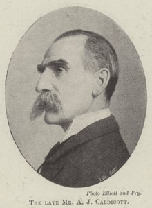 Den afdøde hr. A. J. Caldicott af English Photographer