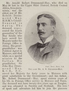 Afdøde hr. A R Drummond-Hay af English Photographer