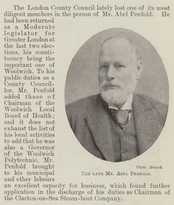 Afdøde hr. Abel Penfold af English Photographer