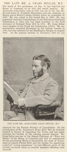 Den afdøde hr. Alexander Craig Seller, MP af English Photographer