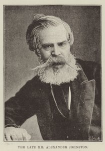 Den afdøde hr. Alexander Johnston af English Photographer