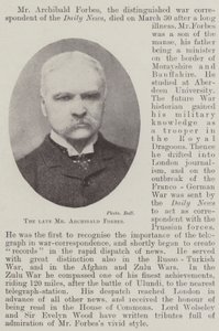 Afdøde hr. Archibald Forbes af English Photographer