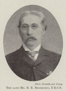 Afdøde hr. B E Brodhurst, FRCS af English Photographer